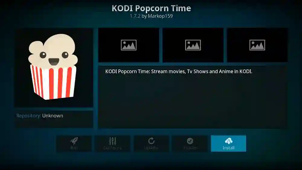 Install-Popcorn-Time-Kodi for windows