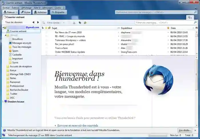 Mozilla Thunderbird for windows